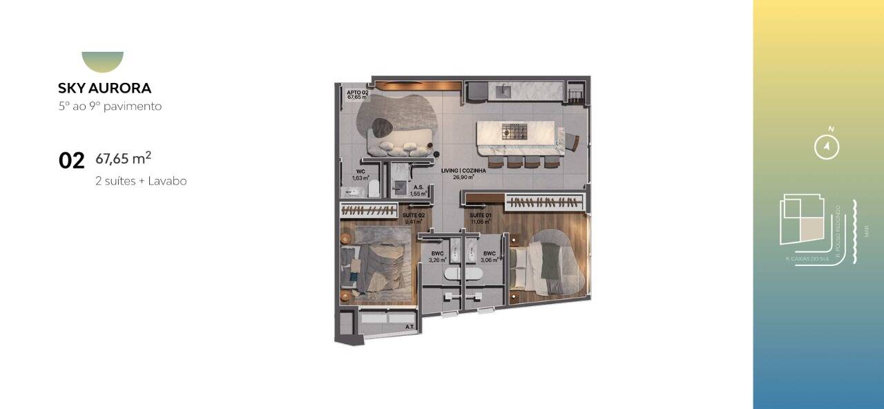 Apartamento, 2 quartos, 90 m² - Foto 6