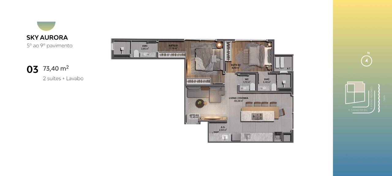 Apartamento, 2 quartos, 90 m² - Foto 13