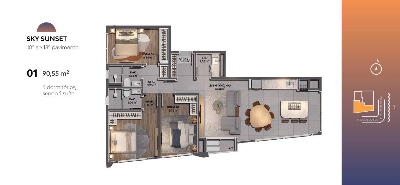 Apartamento, 2 quartos, 90 m² - Foto 18