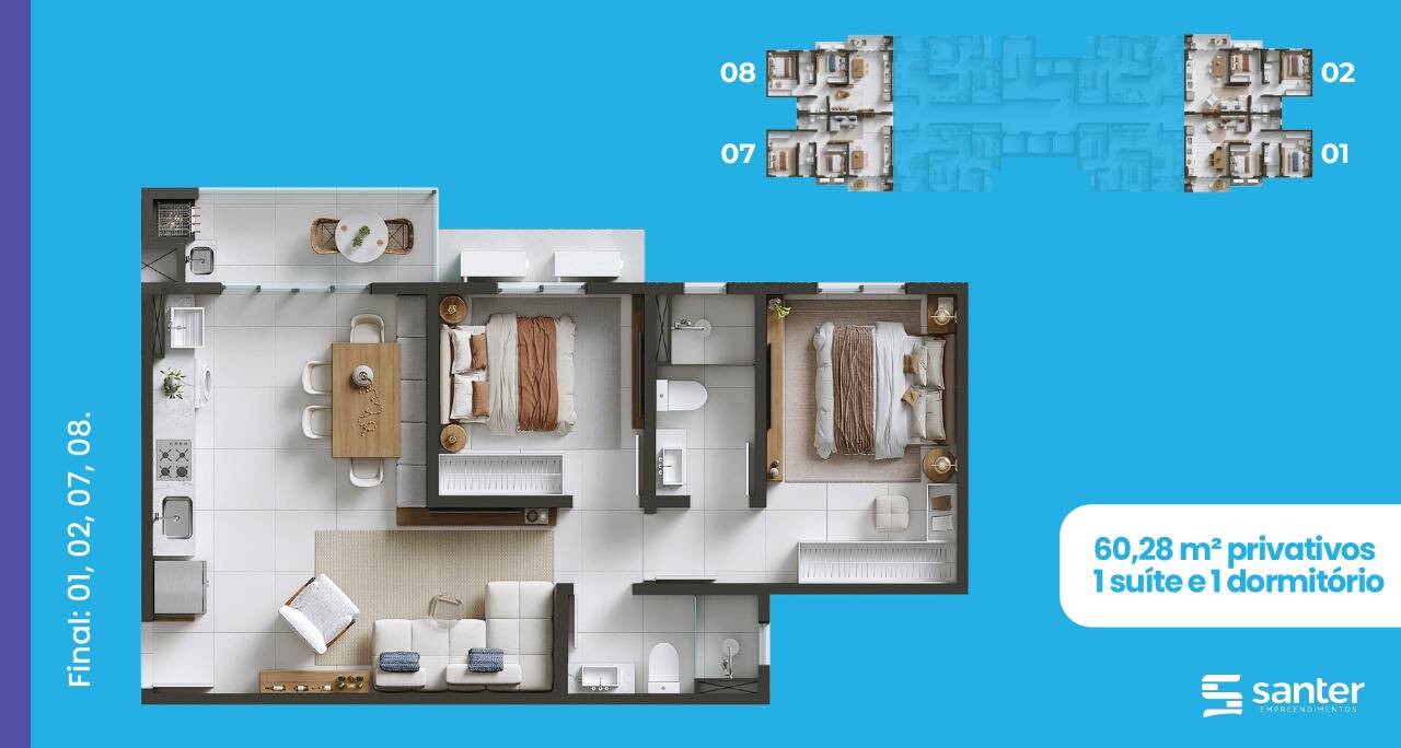 Apartamento, 2 quartos - Foto 15