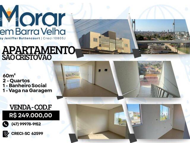 #F - Apartamento para Venda em Barra Velha - SC - 1