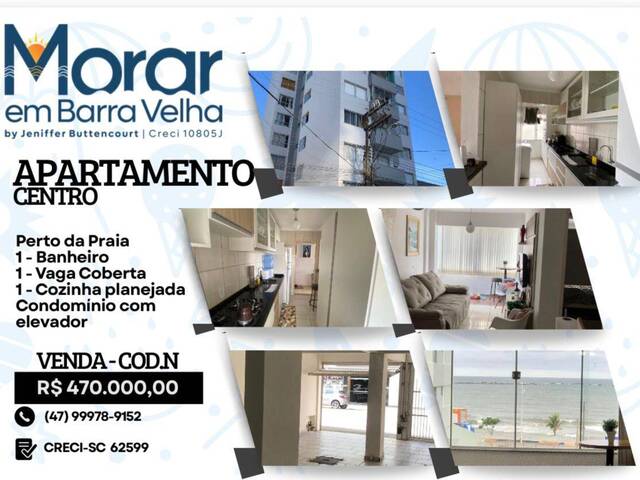 #N - Apartamento para Venda em Barra Velha - SC