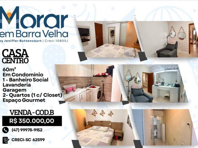 #B - Casa para Venda em Barra Velha - SC - 1