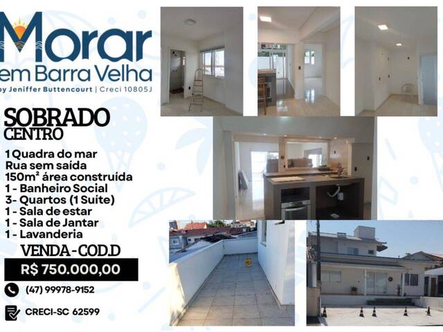 #D - Casa para Venda em Barra Velha - SC - 1